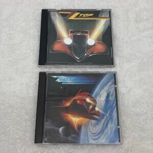 ZZ Top Afterburner and Eliminator CDs 80's Rock Warner Bros. Tested/Works